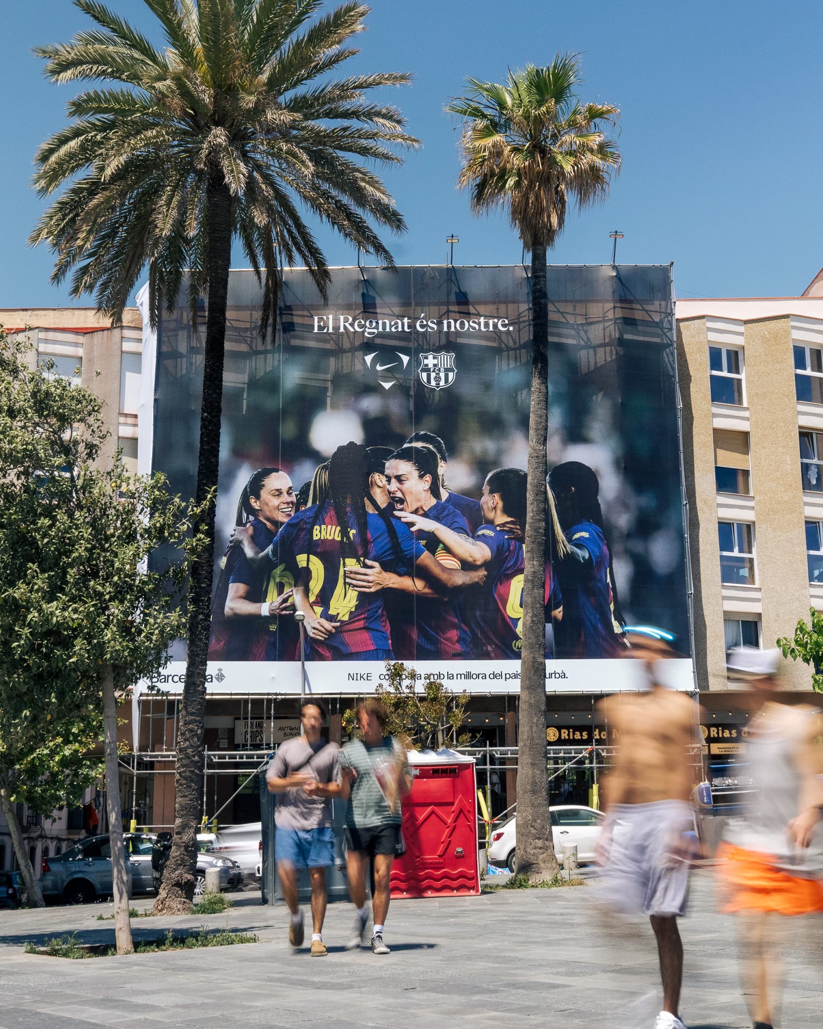 Nike and FC Barcelona Femení campaign The Human Cannonball
