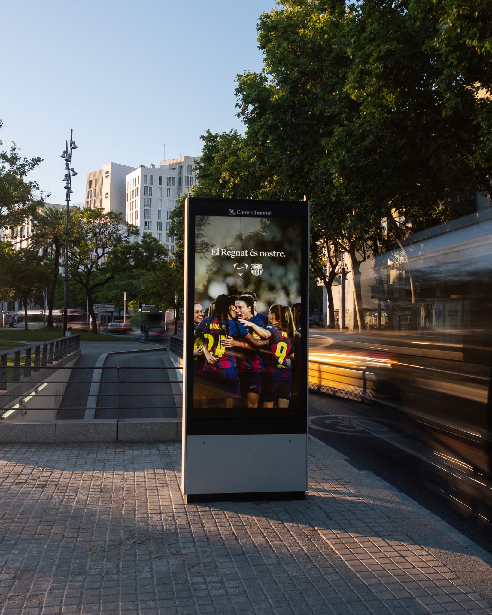 Nike and FC Barcelona Femení campaign The Human Cannonball