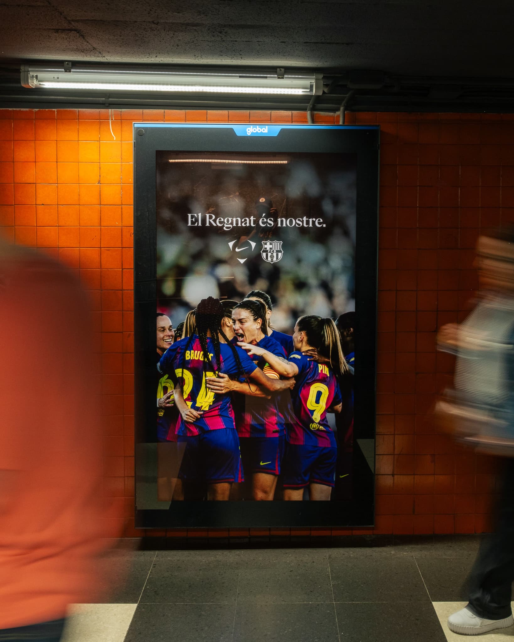 Nike and FC Barcelona Femení campaign The Human Cannonball